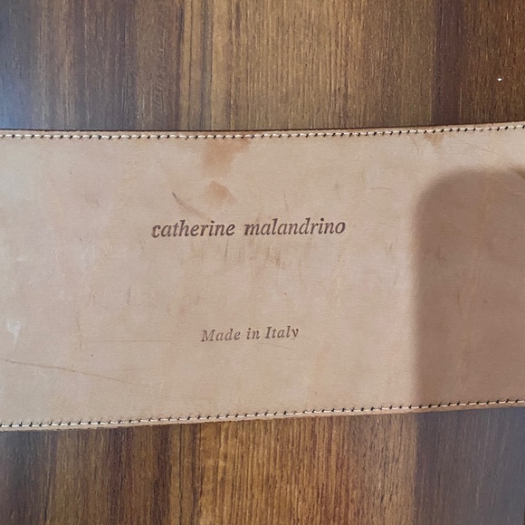 Catherine Malandrino Black Wide Leather Belt S main image 3